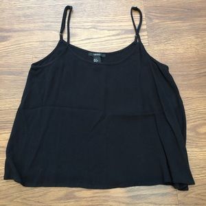 FOREVER 21 black crop top